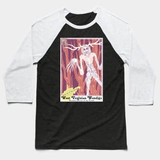 Wendigo Postcard Image Baseball T-Shirt